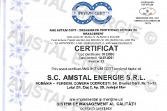 Amstal Energie ISO 9001 2015